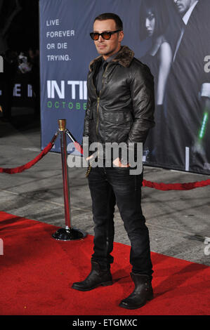 LOS ANGELES, CA - OCTOBER 20, 2011: Joey Lawrence at the Los Angeles premiere of 'In Time' at the Regency Village Theatre, Westwood. October 20, 2011 Los Angeles, CA Stock Photo