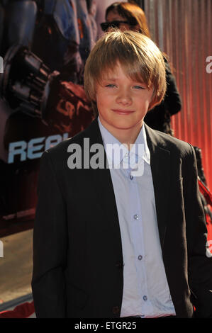 LOS ANGELES, CA - OCTOBER 2, 2011: Dakota Goyo at the Los Angeles premiere of his new movie 'Real Steel' at Universal Studios Hollywood. October 2, 2011 Los Angeles, CA Stock Photo