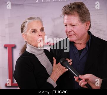The stars of the 1970 film Love Story reunite during rehearsals for the upcoming tour production of Love Letters, at Shetler Studios.  Featuring: Ali MacGraw, Ryan O'Neal Where: New York, New York, United States When: 24 Feb 2015 Credit: Joseph Marzullo/WENN.com