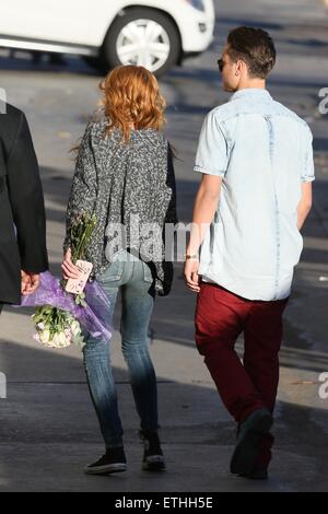 Bella Thorne seen arriving at ABC studios, Bella walks down to greet fans before she goes into Jimmy Kimmel Live.  Featuring: Bella Thorne Where: Los Angeles, California, United States When: 24 Feb 2015 Credit: Michael Wright/WENN.com Stock Photo