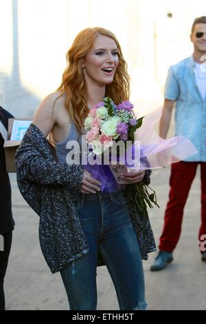 Bella Thorne seen arriving at ABC studios, Bella walks down to greet fans before she goes into Jimmy Kimmel Live.  Featuring: Bella Thorne Where: Los Angeles, California, United States When: 24 Feb 2015 Credit: Michael Wright/WENN.com Stock Photo