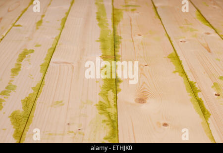 Surface covered with wooden boards Stock Photo