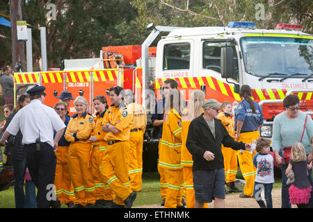 Sydney Avalon Beach military tattoo involving australian defence forces and local community groups, australia Stock Photo