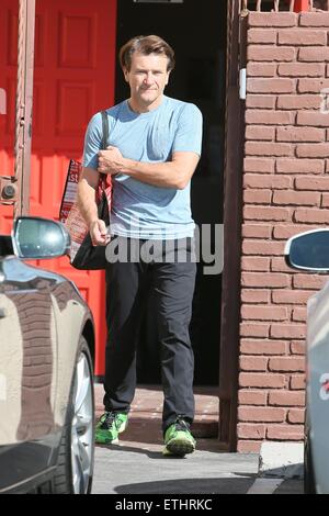 Robert Herjavec seen at dance practice for dancing with the stars  Featuring: Robert Herjavec Where: Los Angeles, California, United States When: 25 Feb 2015 Credit: Michael Wright/WENN.com Stock Photo