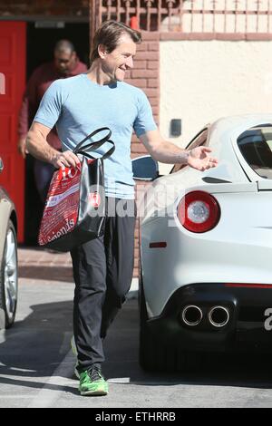 Robert Herjavec seen at dance practice for dancing with the stars  Featuring: Robert Herjavec Where: Los Angeles, California, United States When: 25 Feb 2015 Credit: Michael Wright/WENN.com Stock Photo