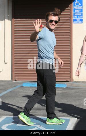 Robert Herjavec seen at dance practice for dancing with the stars  Featuring: Robert Herjavec Where: Los Angeles, California, United States When: 25 Feb 2015 Credit: Michael Wright/WENN.com Stock Photo