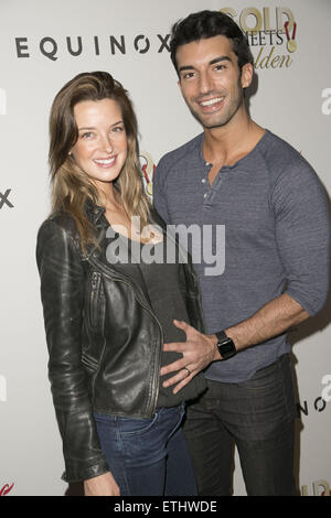 Justin Baldoni and Emily Foxler attends the Hollywood Walk of Fame