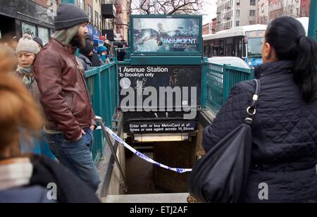 A man was fatally struck by an L train in the First Avenue subway ...
