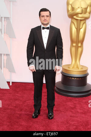 The 87th Annual Oscars held at Dolby Theatre - Red Carpet Arrivals  Featuring: Josh Hutcherson Where: Los Angeles, California, United States When: 22 Feb 2015 Credit: Adriana M. Barraza/WENN.com Stock Photo