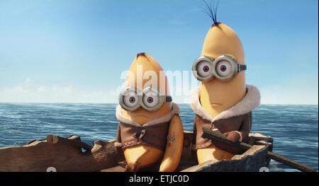 Minions is an upcoming 2015 American 3D computer-animated comedy film.  This photograph is for editorial use only and is the copyright of the film company and/or the photographer assigned by the film or production company and can only be reproduced by publications in conjunction with the promotion of the above Film. A Mandatory Credit to the film company is required. The Photographer should also be credited when known. Stock Photo