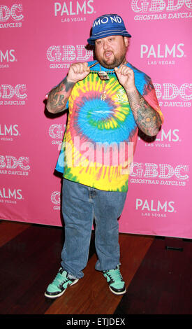 Austin 'Chumlee' Russell debuts at Ghostbar Dayclub inside Palms Resort Casino  Featuring: Austin 'Chumlee' Russell Where: Las Vegas, Nevada, United States When: 28 Feb 2015 Credit: DJDM/WENN.com Stock Photo