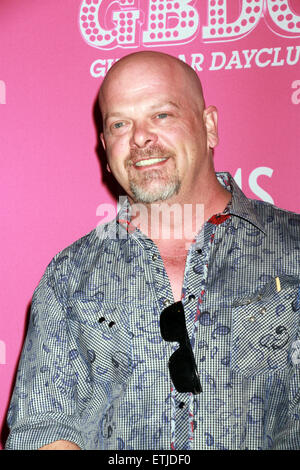 Austin 'Chumlee' Russell debuts at Ghostbar Dayclub inside Palms Resort Casino  Featuring: Rick Harrison Where: Las Vegas, Nevada, United States When: 28 Feb 2015 Credit: DJDM/WENN.com Stock Photo