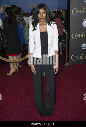 Celebrities attend Premiere of Disney's 'Cinderella' at at the El Capitan Theatre  Featuring: Diamond White Where: Los Angeles, California, United States When: 02 Mar 2015 Credit: Brian To/WENN.com Stock Photo