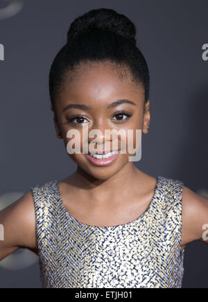 Celebrities attend Premiere of Disney's 'Cinderella' at at the El Capitan Theatre  Featuring: Skai Jackson Where: Los Angeles, California, United States When: 02 Mar 2015 Credit: Brian To/WENN.com Stock Photo