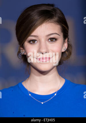 Celebrities attend Premiere of Disney's 'Cinderella' at at the El Capitan Theatre  Featuring: G. Hannelius Where: Los Angeles, California, United States When: 02 Mar 2015 Credit: Brian To/WENN.com Stock Photo