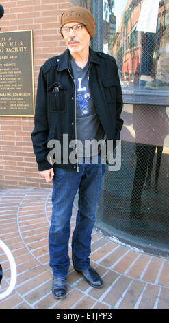 Billy Bob Thornton leaves out and about in Beverly Hills wearing jeans and a brown beanie hat  Featuring: Billy Bob Thornton Where: Los Angeles, California, United States When: 04 Mar 2015 Credit: WENN.com Stock Photo