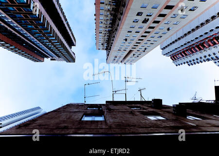 street view in Hong kong Stock Photo