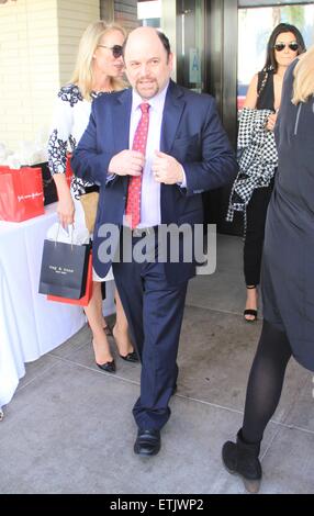 Jason Alexander leaves the Palm restaurant in Beverly Hills  Featuring: Jason Alexander Where: Los Angeles, California, United States When: 04 Mar 2015 Credit: WENN.com Stock Photo