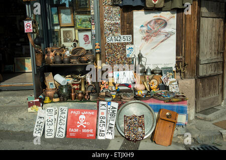 a street market in Sarajevo Stock Photo