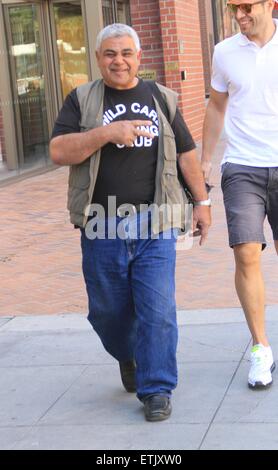 Yehia Mohamed aka YaYa from 'Jimmy Kimmel Live!' goes shopping in Beverly Hills  Featuring: Yehia Mohamed, YaYa Where: Hollywood, California, United States When: 04 Mar 2015 Credit: WENN.com Stock Photo