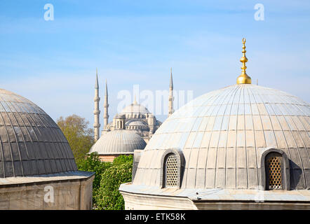 Famous 'Blue mosque' in Istanbul, Turkey Stock Photo