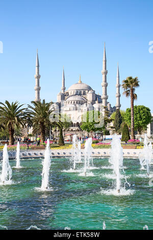 Famous 'Blue mosque' in Istanbul, Turkey Stock Photo