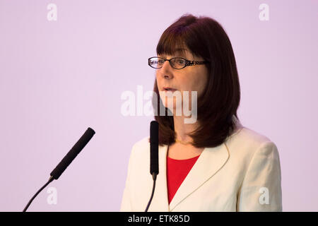 Welsh Labour AM for Wrexham Lesley Griffiths. Minister for Communities and Tackling Poverty. Stock Photo