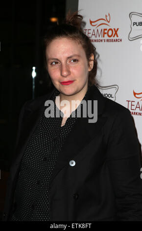 Raising The Bar To End Parkinson's  Featuring: Lena Dunham Where: Sherman Oaks, California, United States When: 07 Mar 2015 Credit: FayesVision/WENN.com Stock Photo