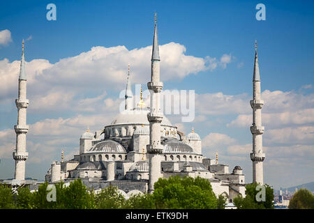 Famous 'Blue mosque' in Istanbul, Turkey Stock Photo