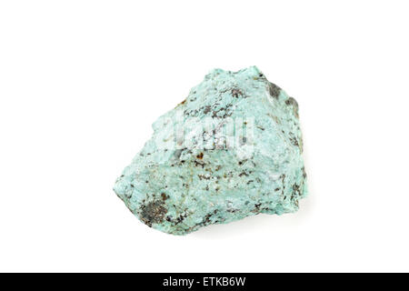 Blue Turquoise Rough Specimen Stock Photo