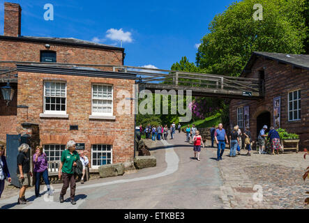 Quarry Bank Mill, a historic 18thC textile mill in Styal, Cheshire, England, UK Stock Photo
