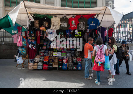 Merchants in Florence, Italy Stock Photo
