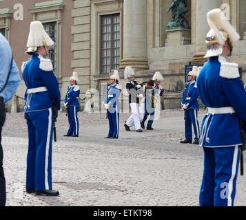 Stockholm, Sweden, June 13, 2015. The wedding of HRH Prince Carl Philip and Princess Sofia, Sweden. Stock Photo