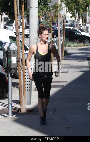 Ashley Greene wearing gym clothes and no make-up while out and about  Featuring: Ashley Greene Where: Los Angeles, California, United States When: 13 Mar 2015 Credit: WENN.com Stock Photo