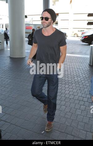 Chris Pine arrives at Los Angeles International Airport (LAX) to catch a flight  Featuring: Chris Pine Where: Los Angeles, California, United States When: 13 Mar 2015 Credit: WENN.com Stock Photo