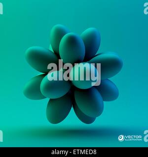 3D vector illustration. Stock Vector
