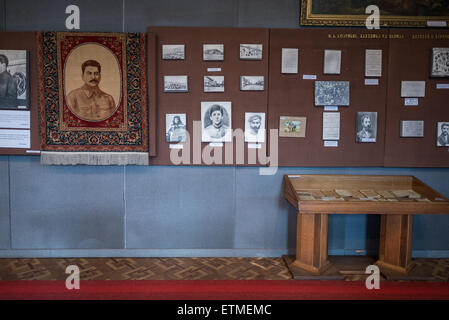 One of the halls at Joseph Stalin Museum in Gori town, Georgia Stock Photo