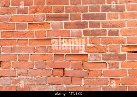 Bad preservation or conservation the repair cement is too hard and impervious to water movement holding more water in the wall Stock Photo