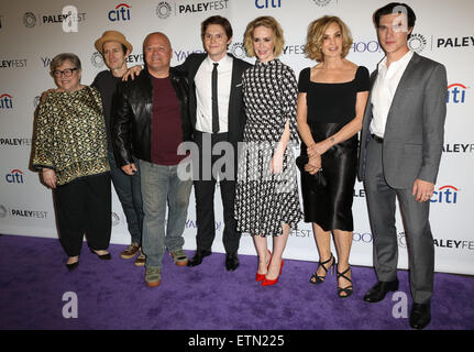 Celebrities attend The Paley Center For Media's 32nd Annual PALEYFEST LA - Closing Night Presentation: 'American Horror Story: Freak Show' arrivals at The Dolby Theatre.  Featuring: Kathy Bates, Denis O’Hare, Michael Chiklis, Evan Peters, Sarah Paulson, Jessica Lange, Finn Wittrock Where: Los Angeles, California, United States When: 15 Mar 2015 Credit: Brian To/WENN.com Stock Photo