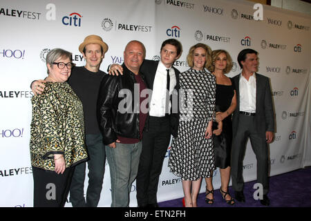 The Paley Center For Media's 32nd Annual PALEYFEST LA - Closing Night Presentation: 'American Horror Story: Freak Show' arrivals at The Dolby Theatre  Featuring: Denis O'Hare, Michael Chiklis, Evan Peters, Finn Wittrock, Jessica Lange, Kathy Bates, Sarah Paulson Where: Los Angeles, California, United States When: 16 Mar 2015 Credit: Nicky Nelson/WENN.com Stock Photo