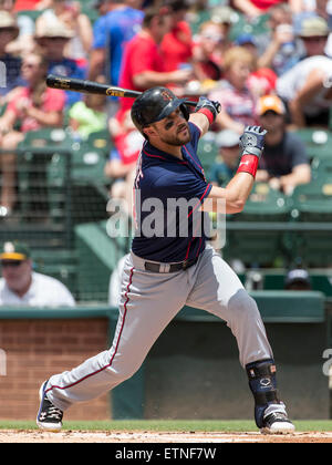 Arlington, TX, USA. 14th June, 2015. Texas Rangers third baseman Adrian ...