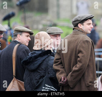 Downton Abbey filming market scene for new series  Featuring: Atmosphere Where: London, United Kingdom When: 19 Mar 2015 Credit: WENN.com Stock Photo