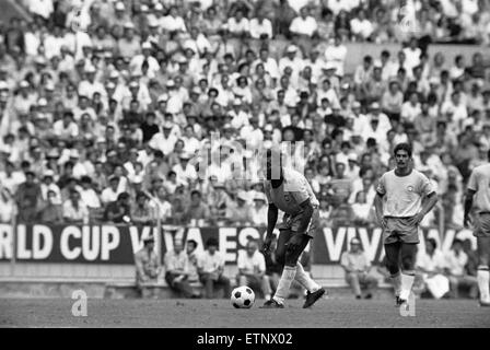 Brazil vs Czechoslovakia 1970 World Cup Group C. Brazil won 4-1 On the eve of Brazil's opening match in the 1970 World Cup expectations weren't as high as one might think in retrospect.  The then two-fold World Champions had left a poor impression in the Stock Photo