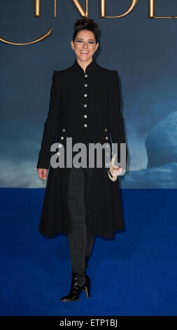 The UK Premiere of 'Cinderella' held at the Odeon Leicester Square - Arrivals  Featuring: Belinda Stewart Where: London, United Kingdom When: 19 Mar 2015 Credit: Mario Mitsis/WENN.com Stock Photo