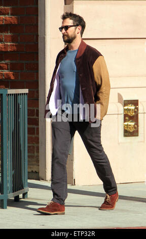 Noah Wyle goes shopping in Beverly Hills wearing brown suede shoes and two tone brown jacket  Featuring: Noah Wyle Where: Los Angeles, California, United States When: 19 Mar 2015 Credit: WENN.com Stock Photo