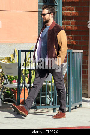 Noah Wyle goes shopping in Beverly Hills wearing brown suede shoes and two tone brown jacket  Featuring: Noah Wyle Where: Los Angeles, California, United States When: 19 Mar 2015 Credit: WENN.com Stock Photo