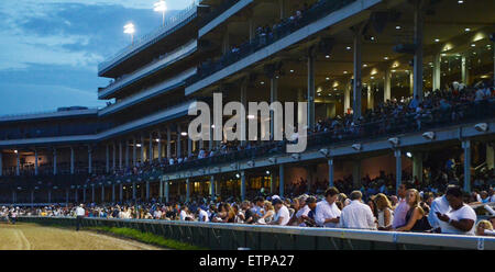 Lexington, KY, USA. 13th June, 2015. Crowd of 29,178 people at Churchill Downs. © csm/Alamy Live News Stock Photo