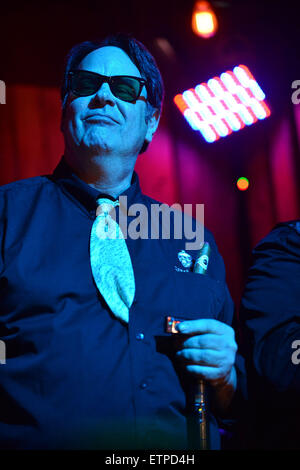Dan Akyroyd meets and greets fans at a signing of Special Crystal Head Vodka bottles. He is joined by the Blues Brothers Soul Band, who are performing at STACHE bar.  Featuring: Dan Aykroyd Where: Fort Lauderdale, Florida, United States When: 20 Mar 2015 Credit: JLN Photography/WENN.com Stock Photo
