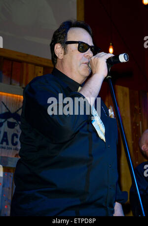 Dan Akyroyd meets and greets fans at a signing of Special Crystal Head Vodka bottles. He is joined by the Blues Brothers Soul Band, who are performing at STACHE bar.  Featuring: Dan Aykroyd Where: Fort Lauderdale, Florida, United States When: 20 Mar 2015 Credit: JLN Photography/WENN.com Stock Photo