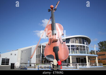 The Big Fiddle at the Sydney Marine Terminal in Nova Scotia. Stock Photo